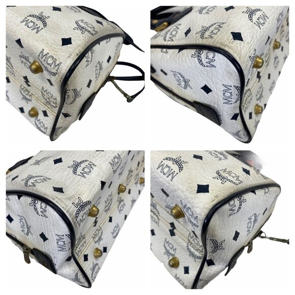 MCM CROSSBODY BAG WHITE PVC 933149 - Picture 3 of 11